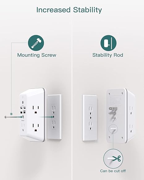 Outlet Extender with Night Light