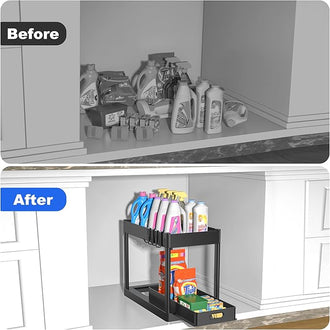 2-Tier Cabinet Organizer