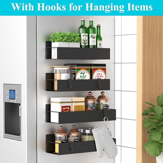 4 Pack Magnetic Spice Rack